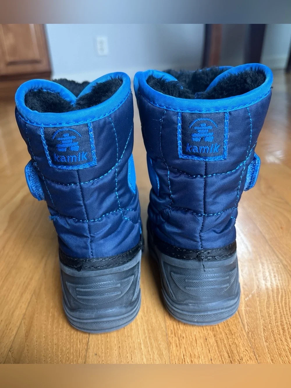 Kamik Snowbug 5 Snow Boots Navy Blue Royal Winter Childrens Toddler Boys Size 8